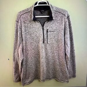 Eddie Bauer men’s big and tall quarter zip sweater size 3XL tall‎ sweatshirt